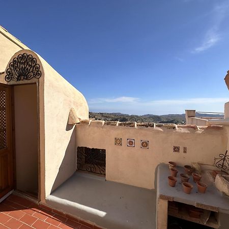 Casa Con Vistas Al Mar Y Patio De Buganvillas Aigües Exterior foto