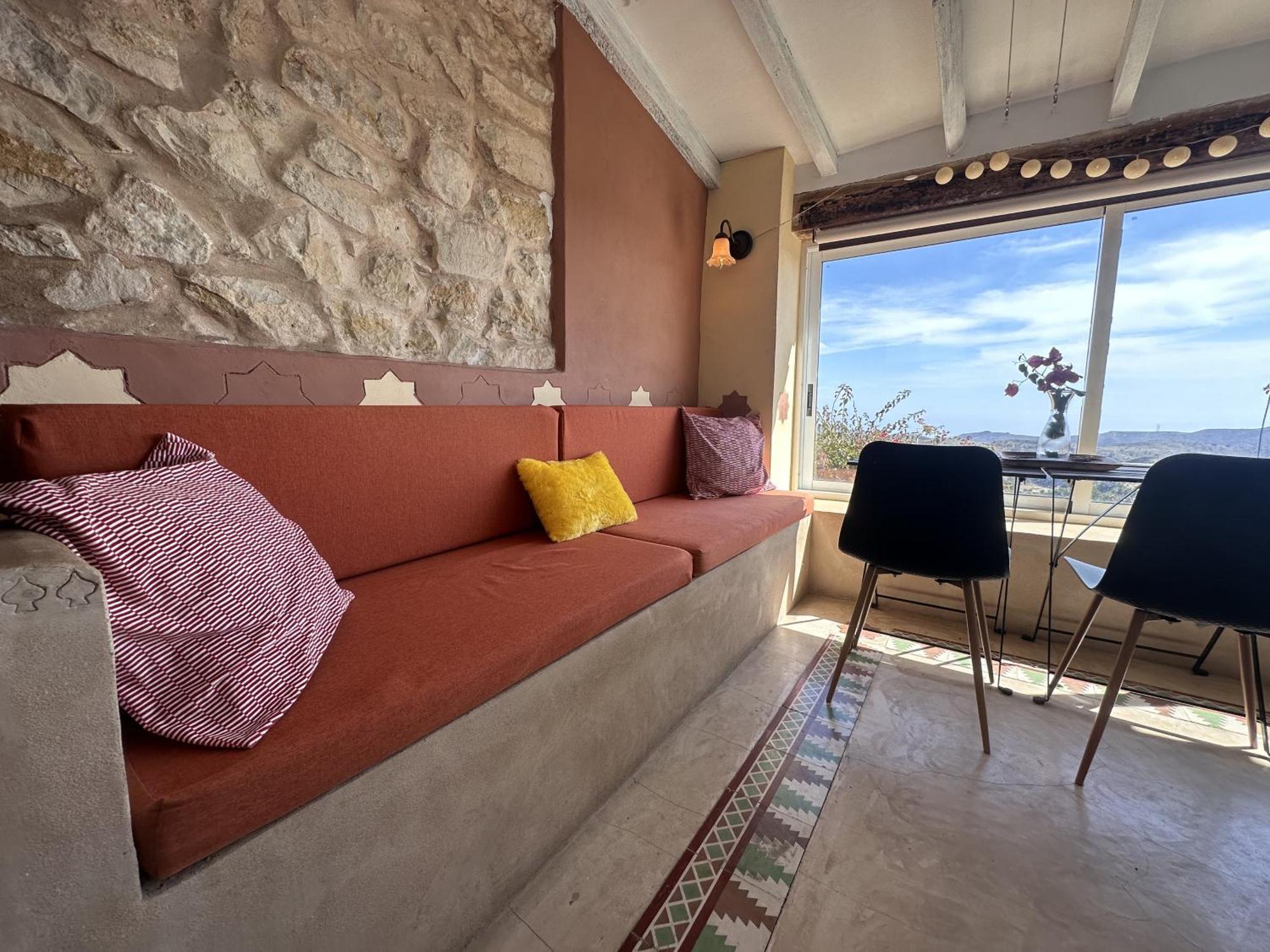 Casa Con Vistas Al Mar Y Patio De Buganvillas Aigües Exterior foto